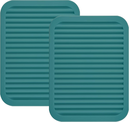 Silicone Trivets Mats for Hot Dishes and Hot Pots, Hot Pads for Countertops, Tab
