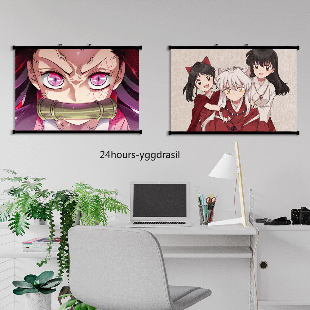 MERCHANDMANIA board board HANYO NO YASHAHIME INUYASHA ANIME decoration  salon home decoration wall - AliExpress