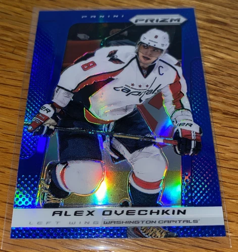 ALEX OVECHKIN 2013-14 PANINI PRIZM HOCKEY #103 BLUE PRIZMS CAPITALS 