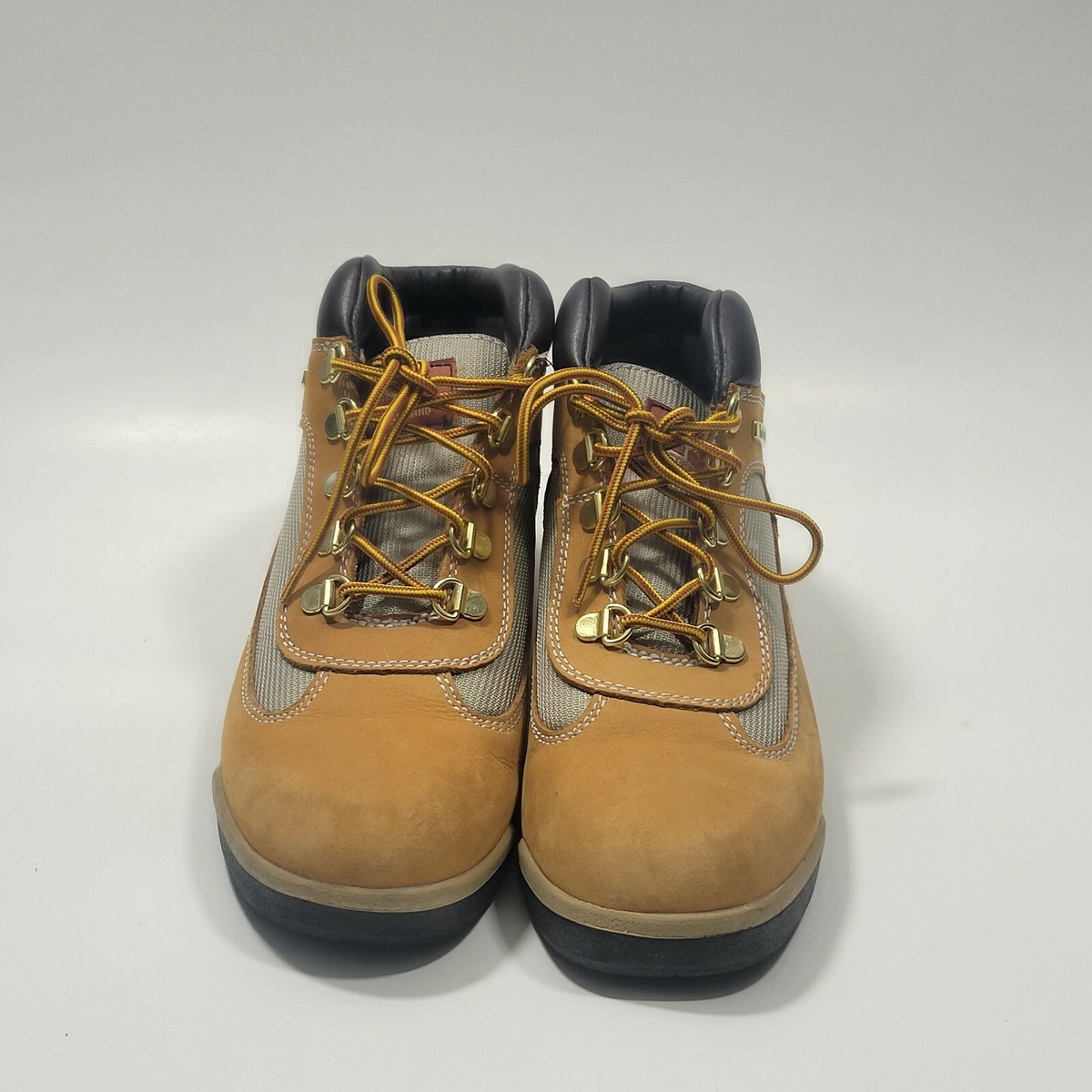 靴 Timberland field boots Timberland Field Boots Junior Wheat Leather 15945M Youth Size 6
