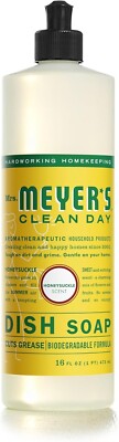 MRS. MEYER'S CLEAN DAY Honeysuckle Liquid Dish Soap 16oz