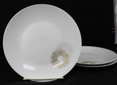 Rosenthal Sunburst Set of Three Salad Plates