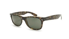 Ray-Ban New Wayfarer Tortoise Green Lens Sunglasses RB2132 902-52/ RB2132902-52