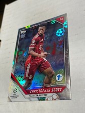 2021-22 Topps UEFA Champions League Soccer Christopher Scott Sparkle Foil #173