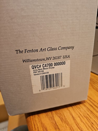 RARE BRAND NEW! Fenton Hand Painted Ruby Red Roses Melon Pitcher C Griffiths 414 - Picture 13 of 13