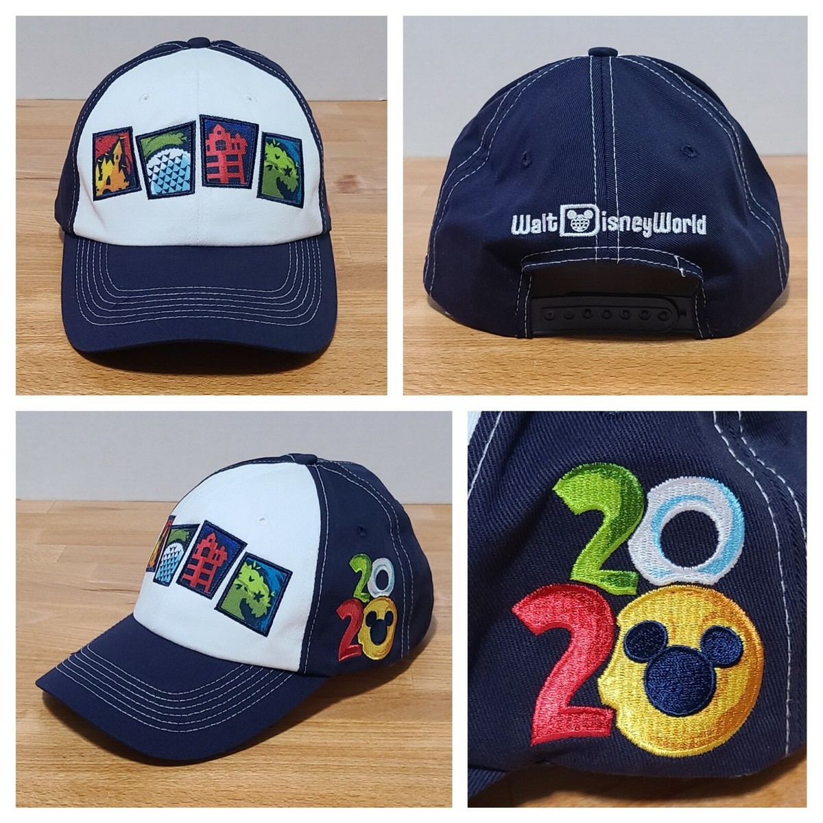 New! 2020 WDW Walt Disney World All 4 Disney Parks Baseball Hat