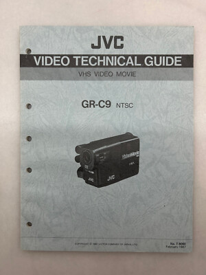 JVC GR-C9 Original Technical Guide Free Shipping