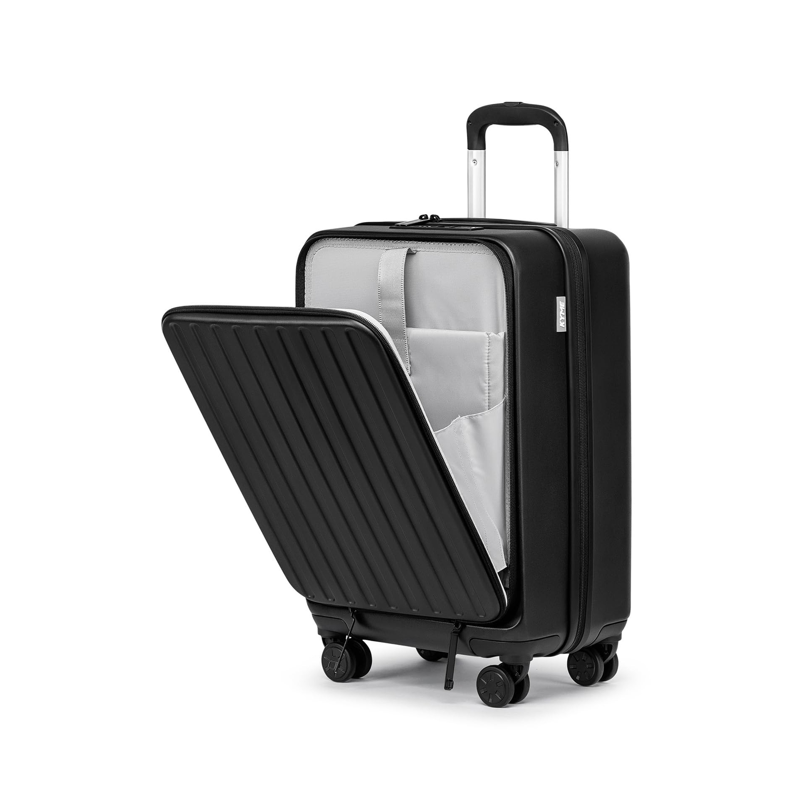 KYME Carry On Luggage 22x14x9 Airline Approved with Laptop Compartment,100% P...-image