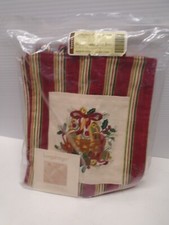 Longaberger 2005 Holiday Stripe Tote Bag 23154166 NEW