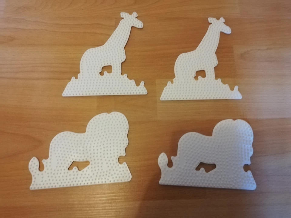 HAMA Bügelperlen Steckplatten Hama Tiere, Menschen 20 Stück + 2 Hefte - Bild 3 von 4