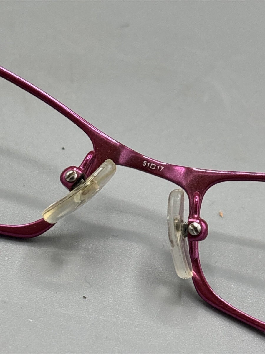 Bebe Eyeglasses Tatiana Jet Pink Frames 51 [] 17 130 Flex Hinges