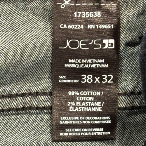 Joes Jeans Brixx Mens 38 x 32 Straight Leg Dark Wash Denim Pants Joe's - Picture 10 of 13