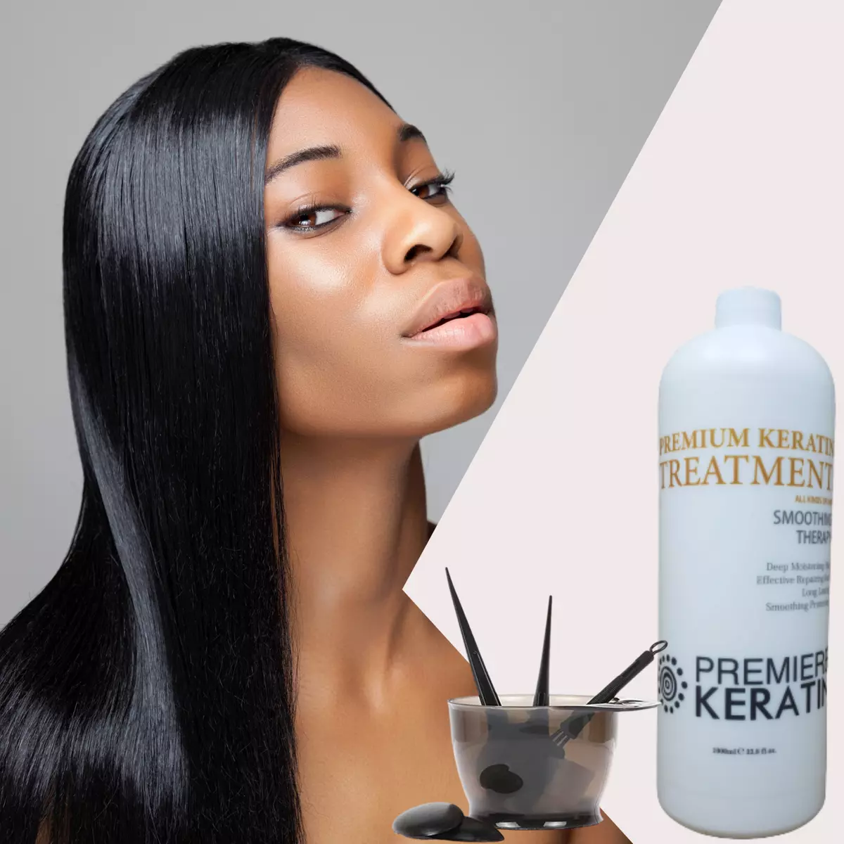 Professional keratin straightening clearance treatment