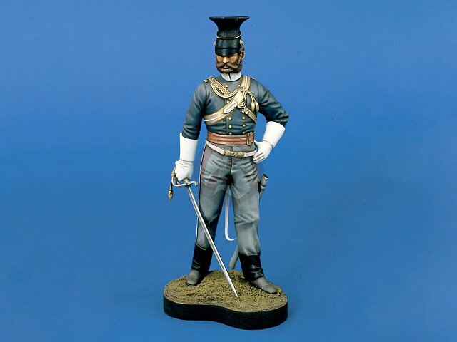Soldat De Plomb 90mm - Officier Britannique 4th Dragoons 1796-1811 - Le Cimier