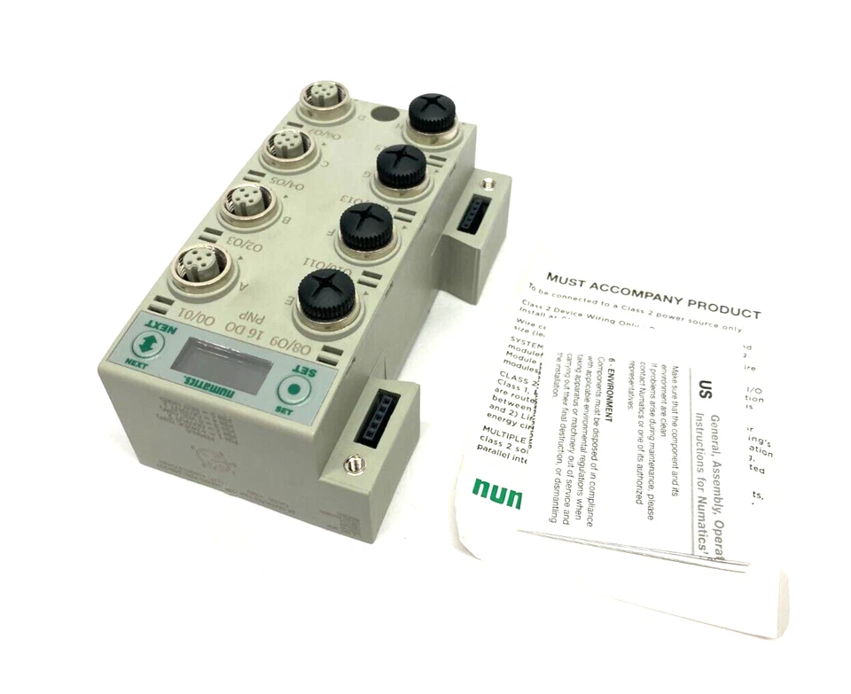 Numatics 240-207 Digital I/O Module 16x PNP Output 5-Pin M12 Ports - Image 2 of 4