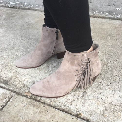 Womens Sam Edelman Booties Rudie Fringe 