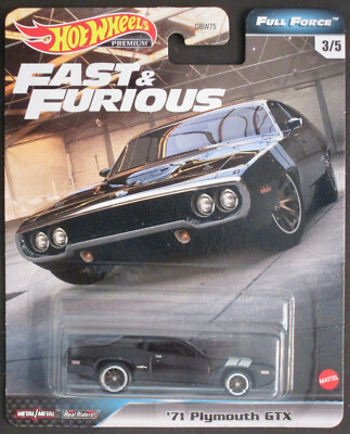 HOT WHEELS  Fast & Furious   Full Force  '71 Plymouth GTX  3/5  2021  NIB