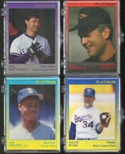 1991 Star Company 14-player / 126-card Platinum Series Baseball Set  #1/1000