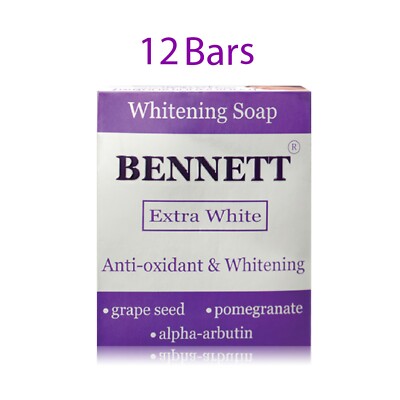 BENNETT Extra White Soap Bar Whitening Skin White Face & Body Anti