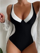 Hot Women's Swimwear One Piece Monokini Bathing Suits Bathing Suit Tummy Control