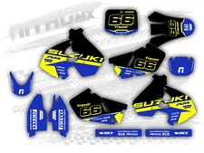 NitroMX Graphics Kit for SUZUKI RM 250 1999 2000 Motocross Decals Stickers