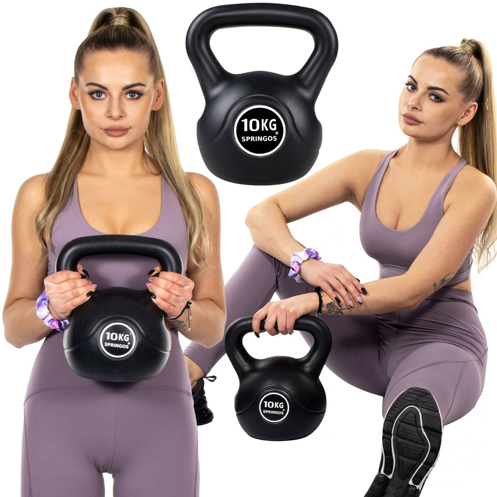 Kettlebell Kugelhantel Schwunghantel Rundgewicht Kurzhantel Kraft Gewicht 2-20kg