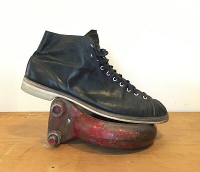 Vintage Leather High Top Athletic Shoes Size Boxing Boots