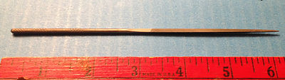 2Pcs GROBET 31.620, CUT:0, COARSE SWISS NEEDLE FILE, STYLE: SQUARE, L:6 1/4'' NOS