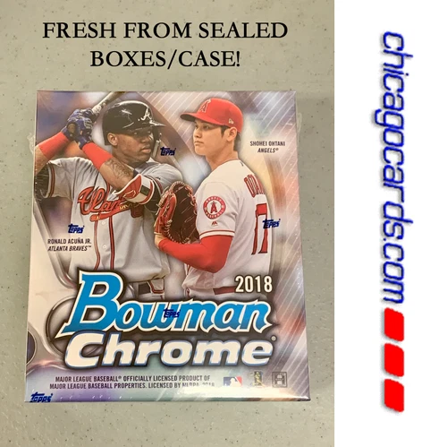 2018 Bowman Chrome Hobby MINI Box 1 AUTO (Ohtani Robert Alvarez Acuna Rookie)?