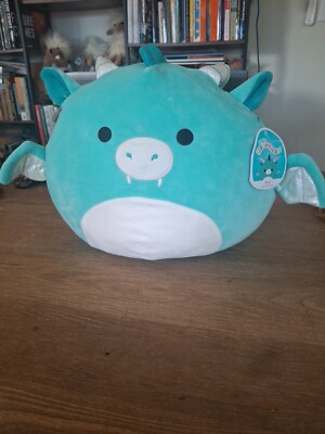 Squishmallow ''Avrill!!''The Dragon 14  KellyToy NWT Ships Fast!! Large Plush 