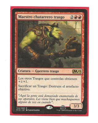 GOBLIN TRASHMASTER  Magic Core 2019 NM Spanish M19 MTG