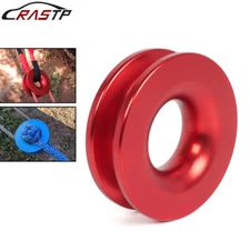 Winch Snatch Recovery Ring 41000 lbs Fits For Soft Shackle ATV UTV Rcovery Red