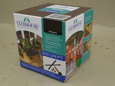 Cortex Clubhouse Decking Fastening System (Mahogany) 100 LIN FT, CHCTXT-100LF