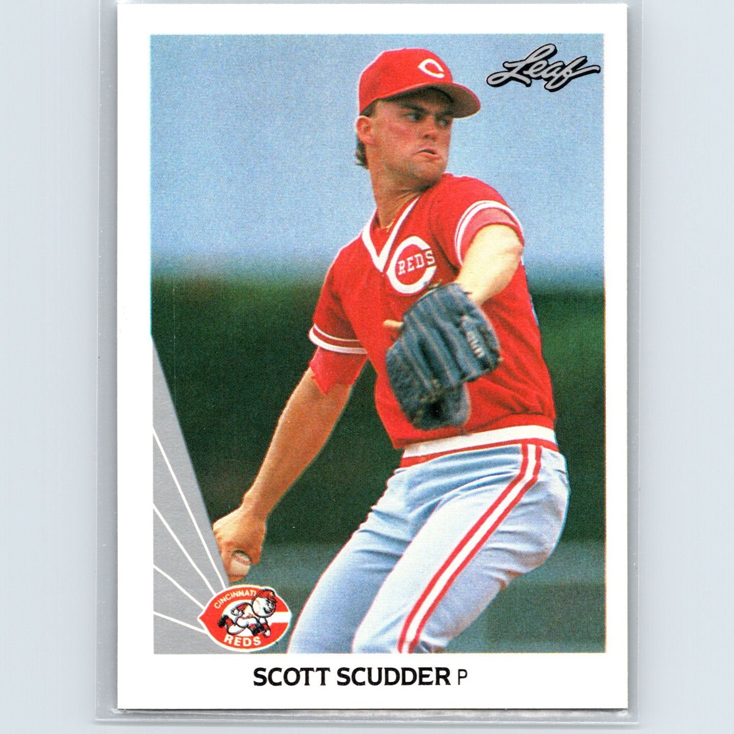 1990 Leaf - Scott Scudder #413 - Cincinnati Reds