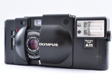 Near Mint Olympus XA 35mm Black Rangefinder Film Camera A11 Flash from Japan