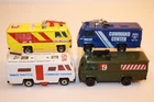 4 Vintage 1980 Matchbox Lesney Command Vehicles MILITARY / POLICE / NASA / FOAM