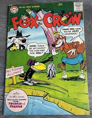Fox and the Crow #40 Silver Age Funny Animal DC Comics 1957 - Sharp Colors