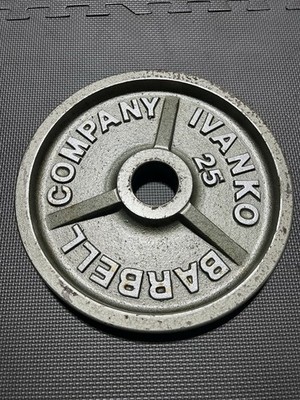 Ivanko Barbell Company 25Lb Deep Dish Olympic Weight Single Plate