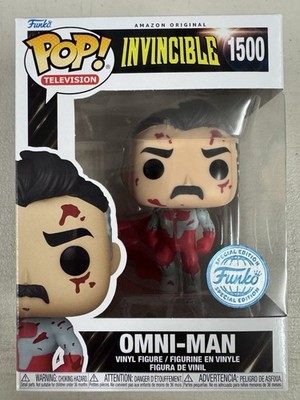 Omni-Man (Battle Damage) 1500 ~ Invincible ~ Funko Pop Vinyl + FREE PROTECTOR