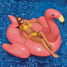 Swimline Giant Flamingo Bird Animal Ride on S...