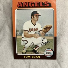 Topps 1975 Tom Egan Baseball card #88 California Angels MLB Base Set