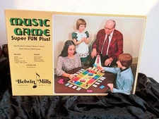 Vintage 70s Music Game board game by Bellwin Mills