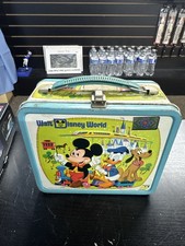 Vintage original 1970s Aladdin Walt Disney World  Steel Lunch Box W/ Thermos