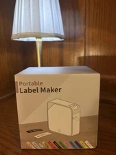 Fabricant d'étiquettes, D1600 Portable Bluetooth Mini Imprimante d'étiquette (multiple F...