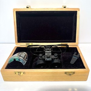 SheerVision 250L Flip-Up Surgical Loupe Spectacles w Box & Manual, Side Shields
