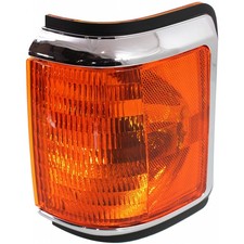 For 1987-1991 Ford F-150 Driver Side Parking Light Wblack And Chrome
