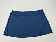 Jantzen Swim Skirt Women's Size 16 Rockin Moroccan Blue New Side Split Cover Up