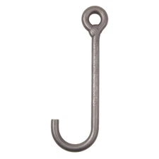PEERLESS JBA100 J-Hook,Alloy Steel,4 in,2,000 lb,G80 49CZ76