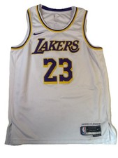 Nike Lakers LeBron James Association Edition Authentic Jersey Men's Size XL