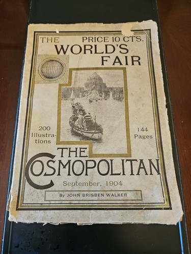 Vintage Sept 1904 St Louis World's Fair Cosmopolitan Magazine Vol XXXVII No 5 - Picture 1 of 11